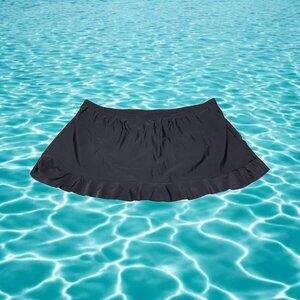 Apt. 9 Womens 18W Swim Skirt Bottom With Ruffle Hem Size EUC